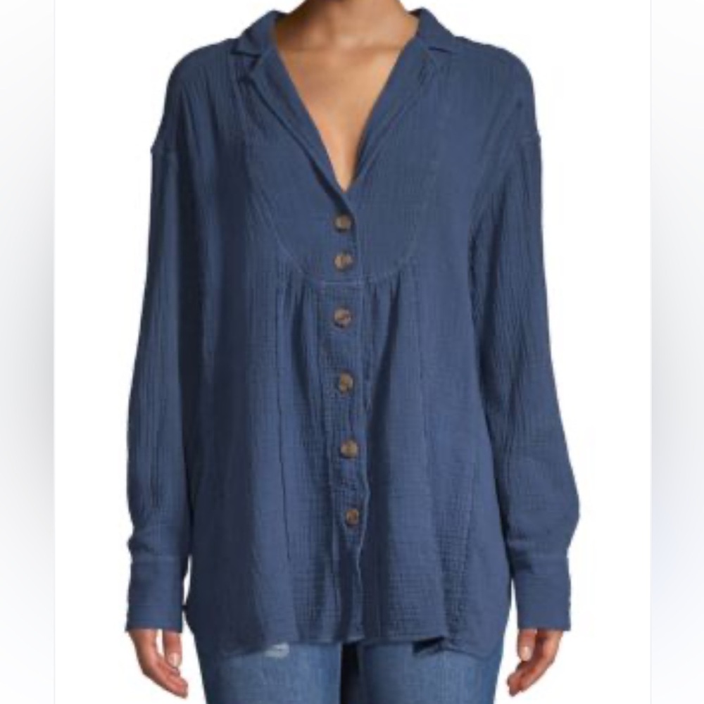 Free People • All About The Feels button down